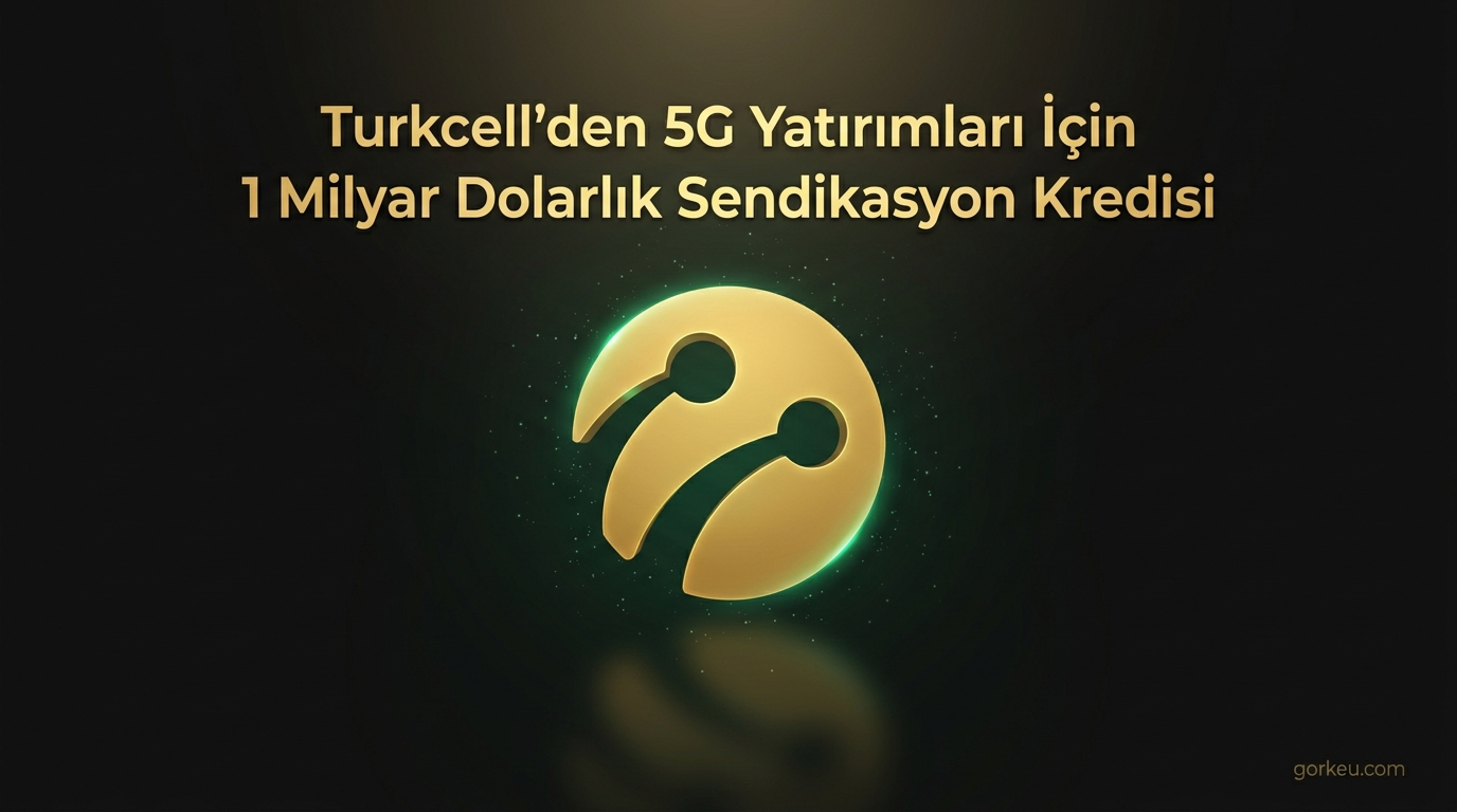 Turkcell'den 5G Yatırımları İçin 1 Milyar Dolarlık Sendikasyon Kredisi