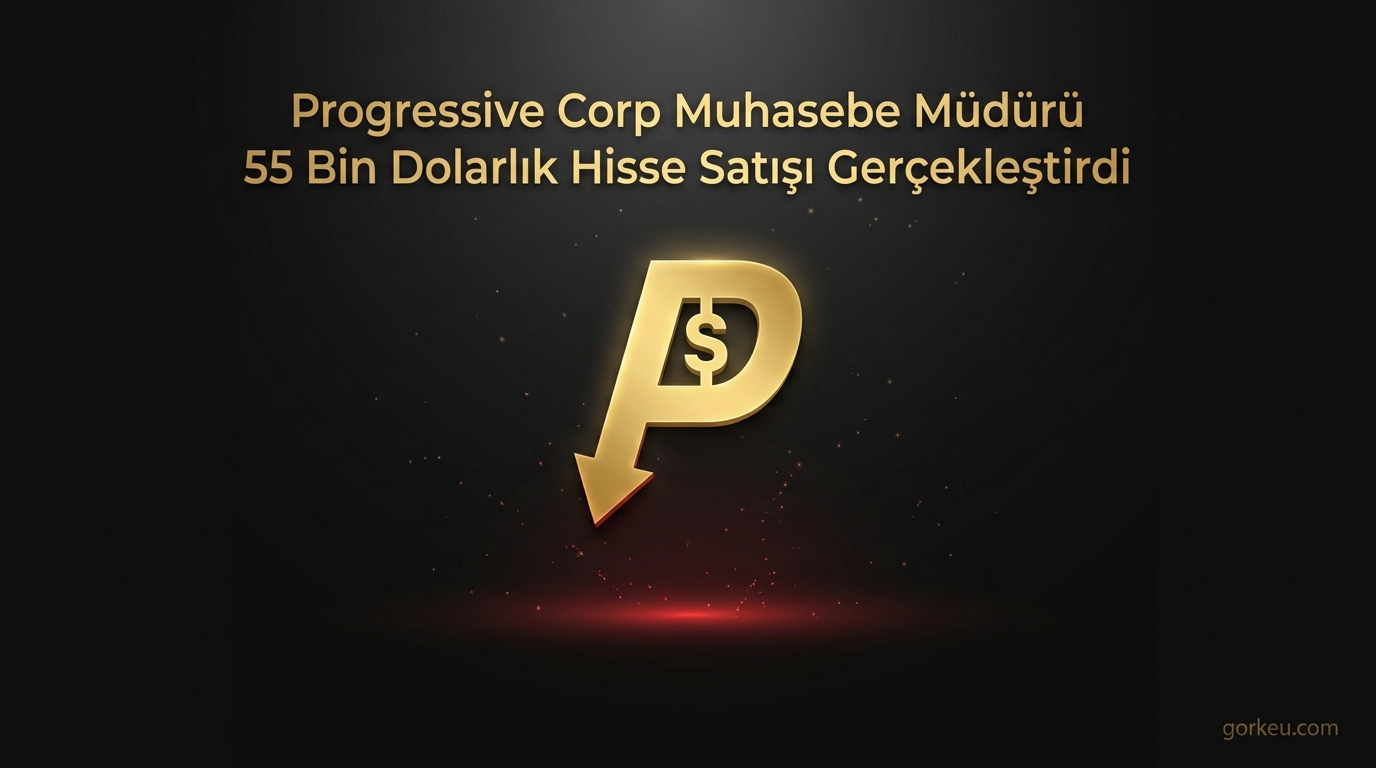 Progressive Corp Muhasebe Müdürü 55 Bin Dolarlık Hisse Satışı Gerçekleştirdi