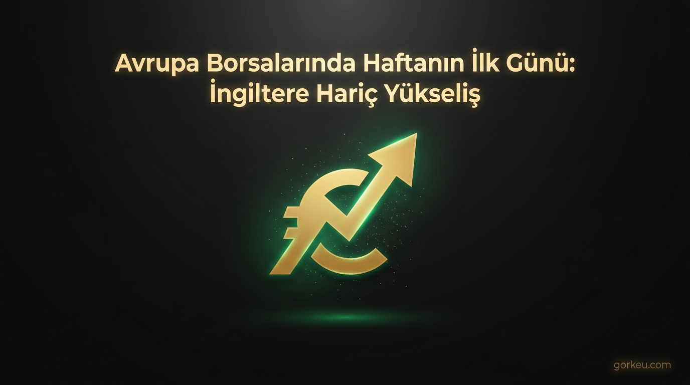 Avrupa Borsalarında Haftanın İlk Günü: İngiltere Hariç Yükseliş