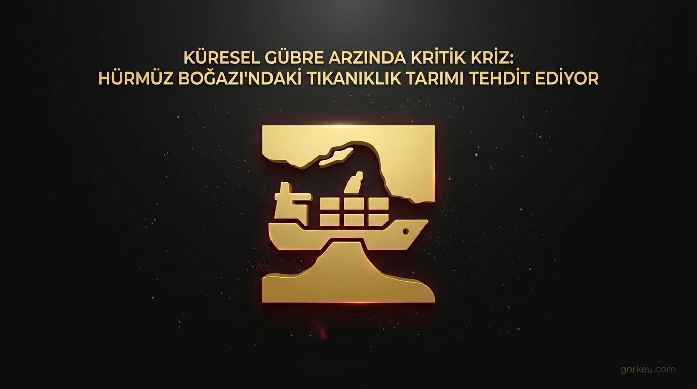 Küresel Gübre Arzında Kritik Kriz: Hürmüz Boğazı'ndaki Tıkanıklık Tarımı Tehdit Ediyor