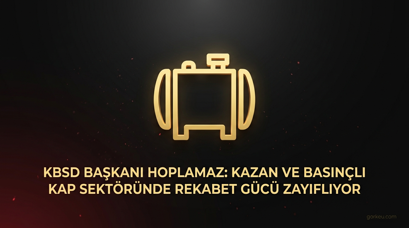 KBSD Başkanı Hoplamaz: Kazan ve Basınçlı Kap Sektöründe Rekabet Gücü Zayıflıyor