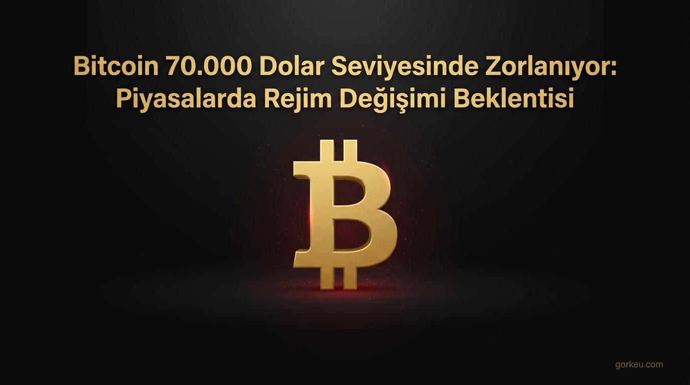 Bitcoin 70.000 Dolar Seviyesinde Zorlanıyor: Piyasalarda Rejim Değişimi Beklentisi