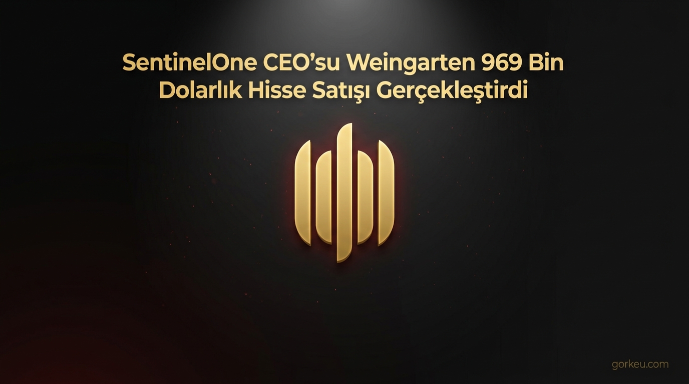 SentinelOne CEO'su Weingarten 969 Bin Dolarlık Hisse Satışı Gerçekleştirdi
