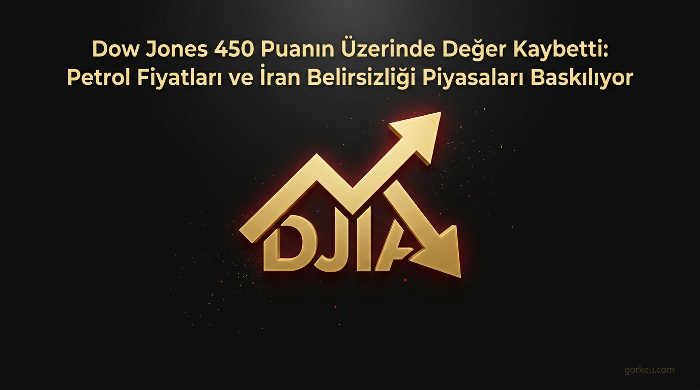 Dow Jones 450 Puanın Üzerinde Değer Kaybetti: Petrol Fiyatları ve İran Belirsizliği Piyasaları Baskılıyor
