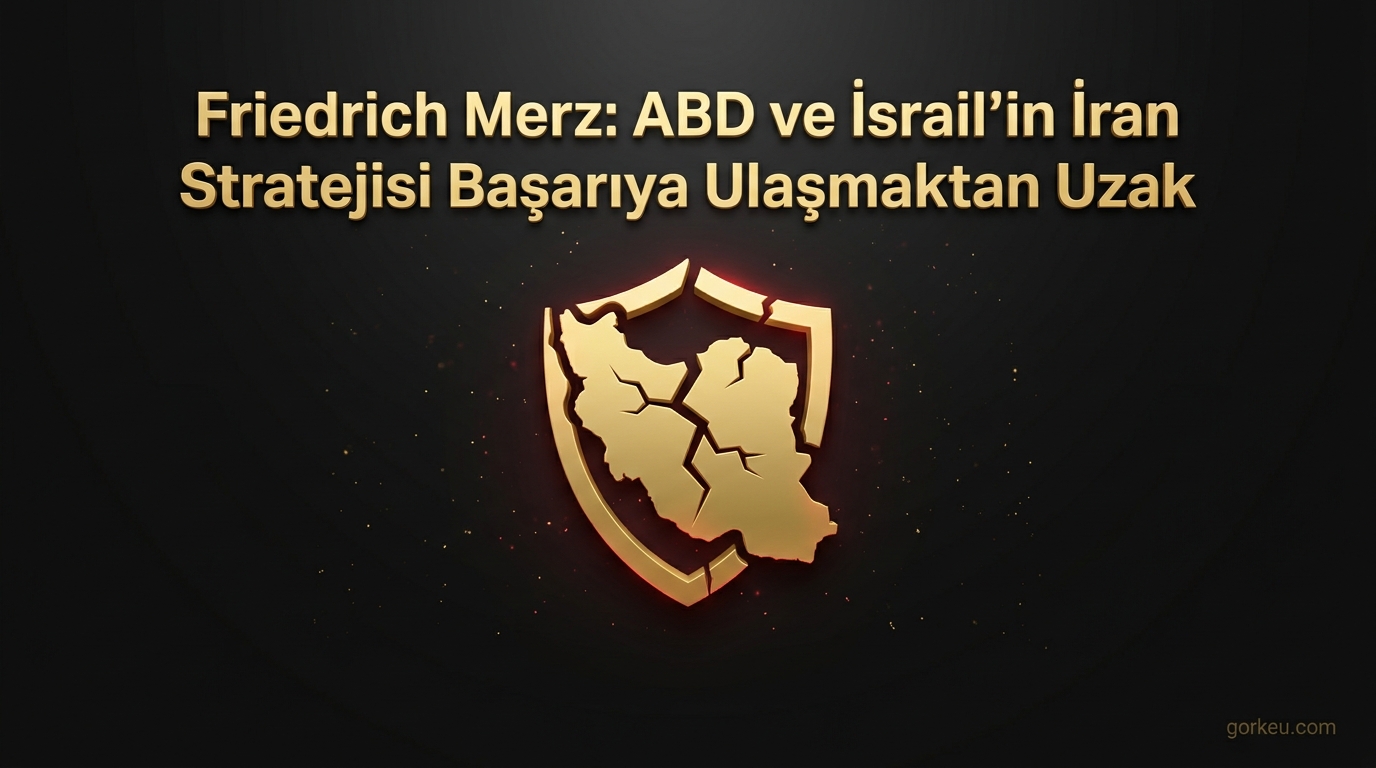 Friedrich Merz: ABD ve İsrail’in İran Stratejisi Başarıya Ulaşmaktan Uzak