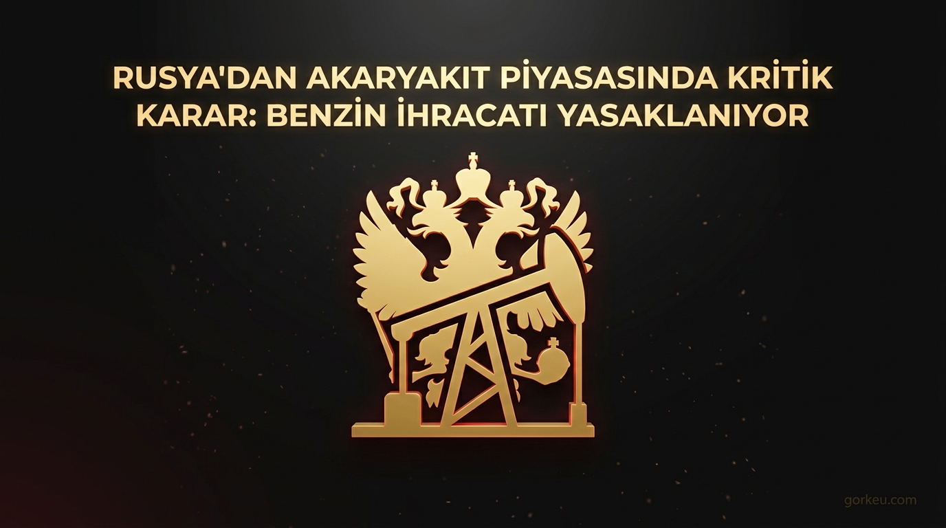 Rusya'dan Akaryakıt Piyasasında Kritik Karar: Benzin İhracatı Yasaklanıyor