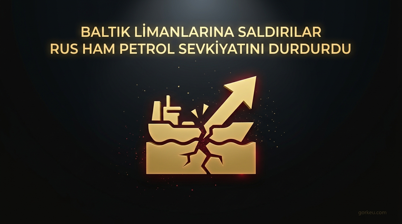 Baltık Limanlarına Saldırılar Rus Ham Petrol Sevkiyatını Durdurdu