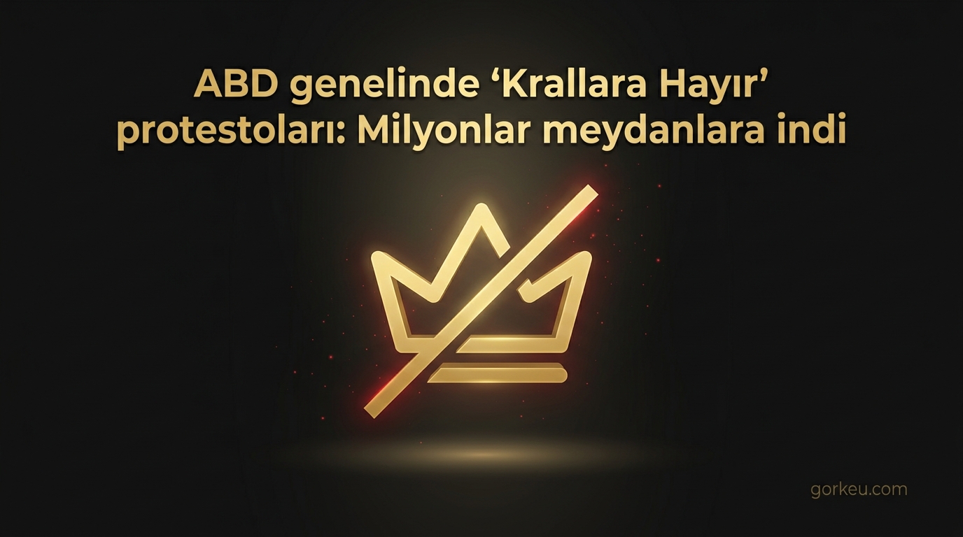 ABD genelinde 'Krallara Hayır' protestoları: Milyonlar meydanlara indi