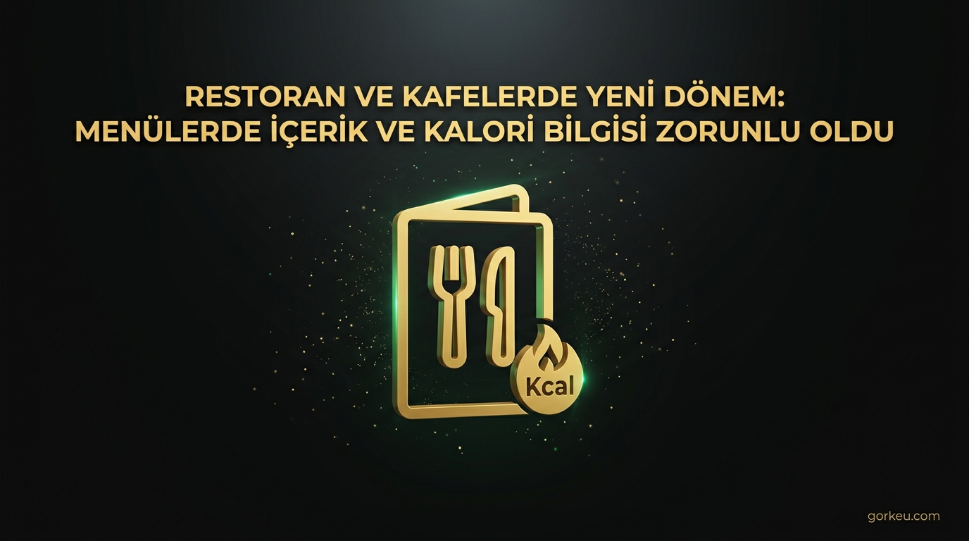 Restoran ve Kafelerde Yeni Dönem: Menülerde İçerik ve Kalori Bilgisi Zorunlu Oldu