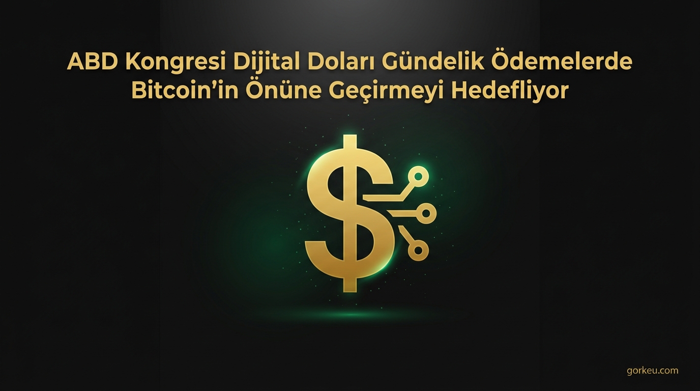 ABD Kongresi Dijital Doları Gündelik Ödemelerde Bitcoin'in Önüne Geçirmeyi Hedefliyor