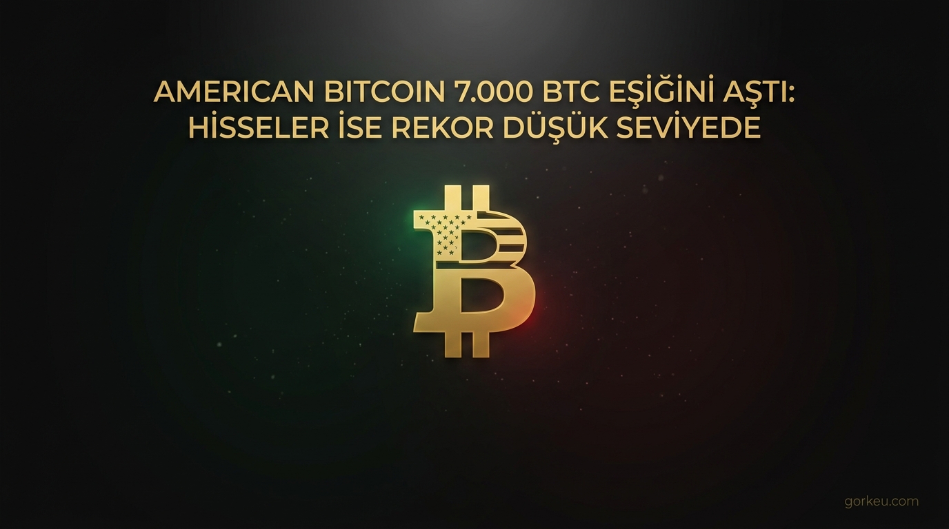 American Bitcoin 7.000 BTC Eşiğini Aştı: Hisseler İse Rekor Düşük Seviyede