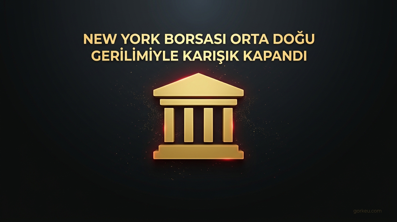 New York borsası Orta Doğu gerilimiyle karışık kapandı