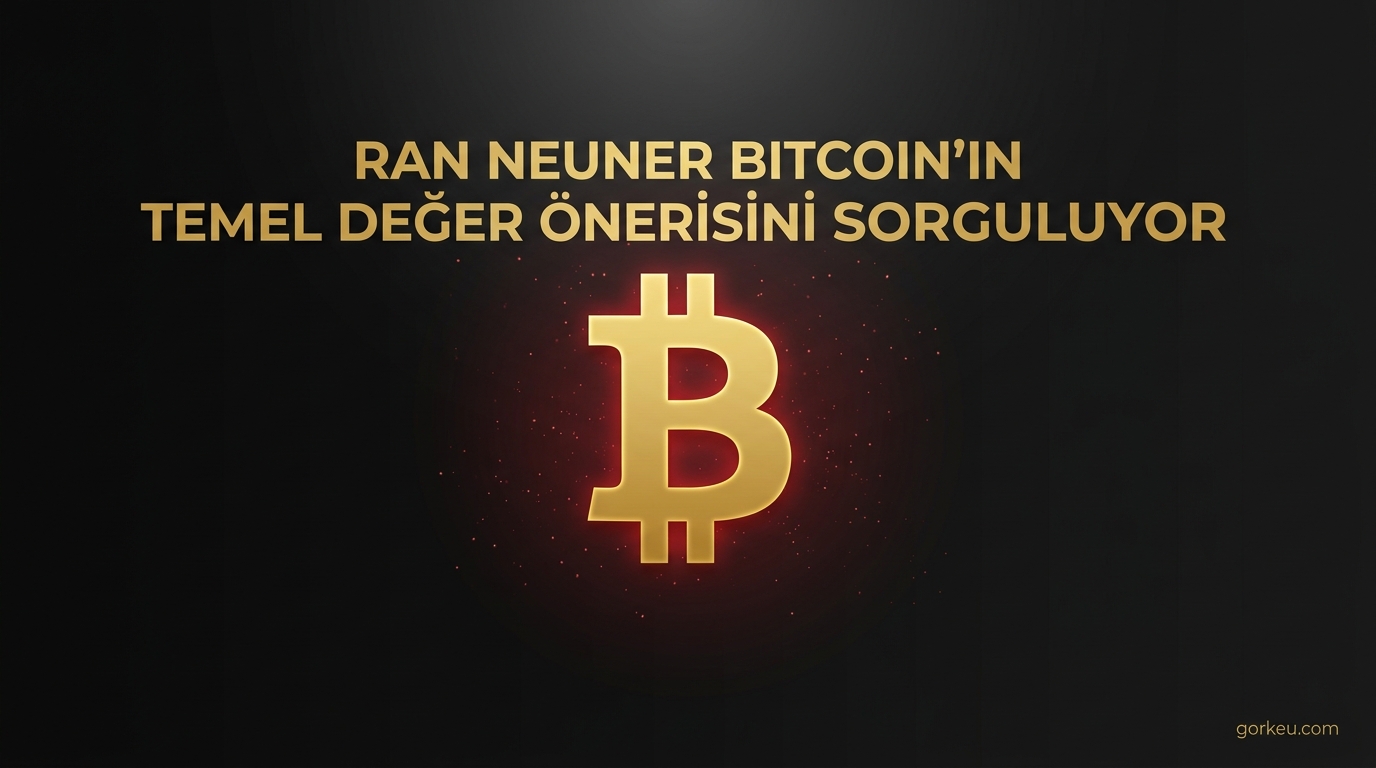 Ran Neuner Bitcoin'in Temel Değer Önerisini Sorguluyor