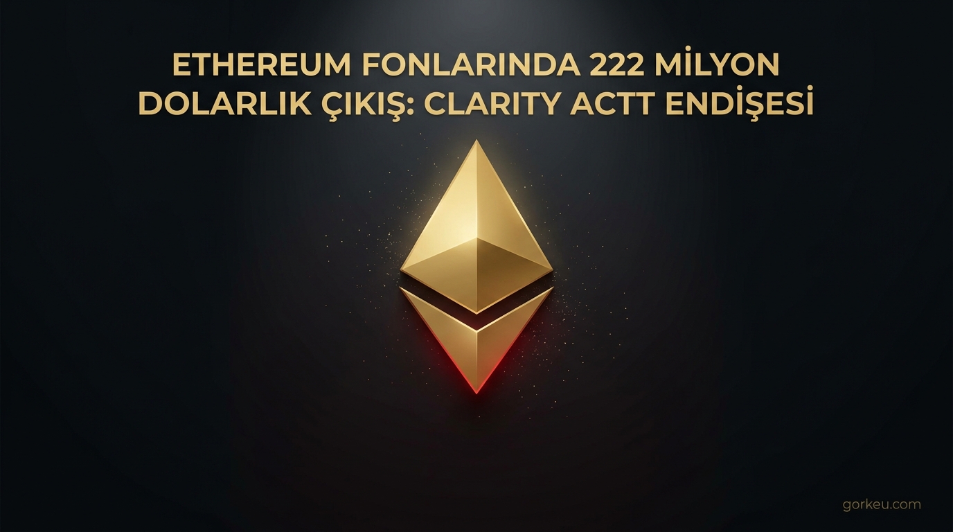 Ethereum Fonlarında 222 Milyon Dolarlık Çıkış: Clarity Act Endişesi