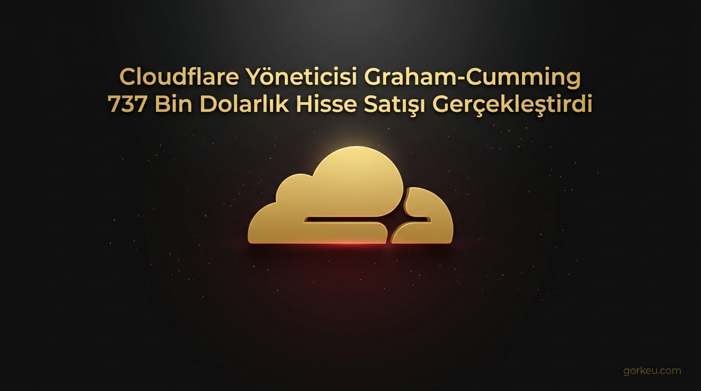 Cloudflare Yöneticisi Graham-Cumming 737 Bin Dolarlık Hisse Satışı Gerçekleştirdi