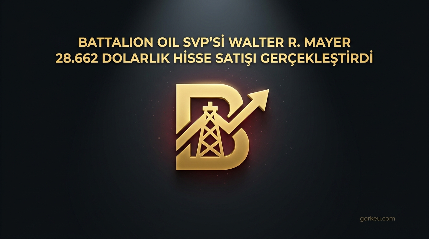 Battalion Oil SVP'si Walter R. Mayer 28.662 Dolarlık Hisse Satışı Gerçekleştirdi
