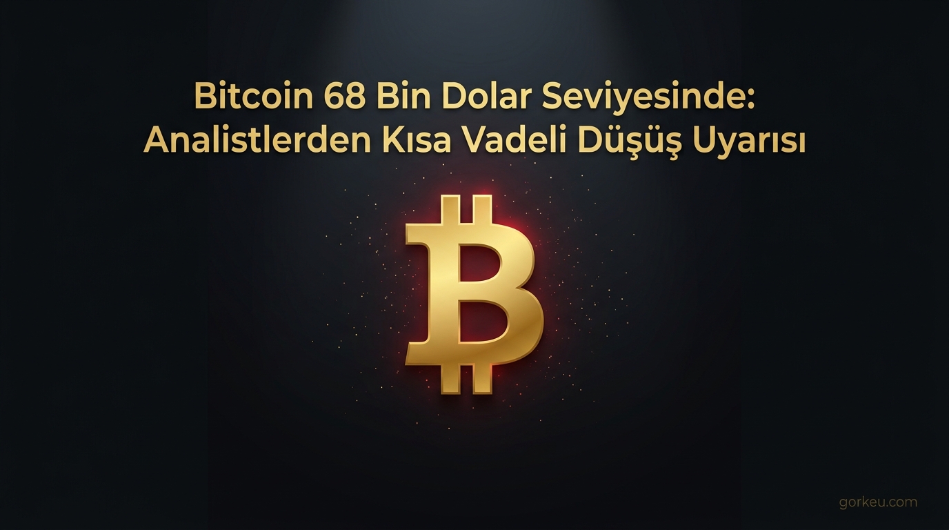 Bitcoin 68 Bin Dolar Seviyesinde: Analistlerden Kısa Vadeli Düşüş Uyarısı