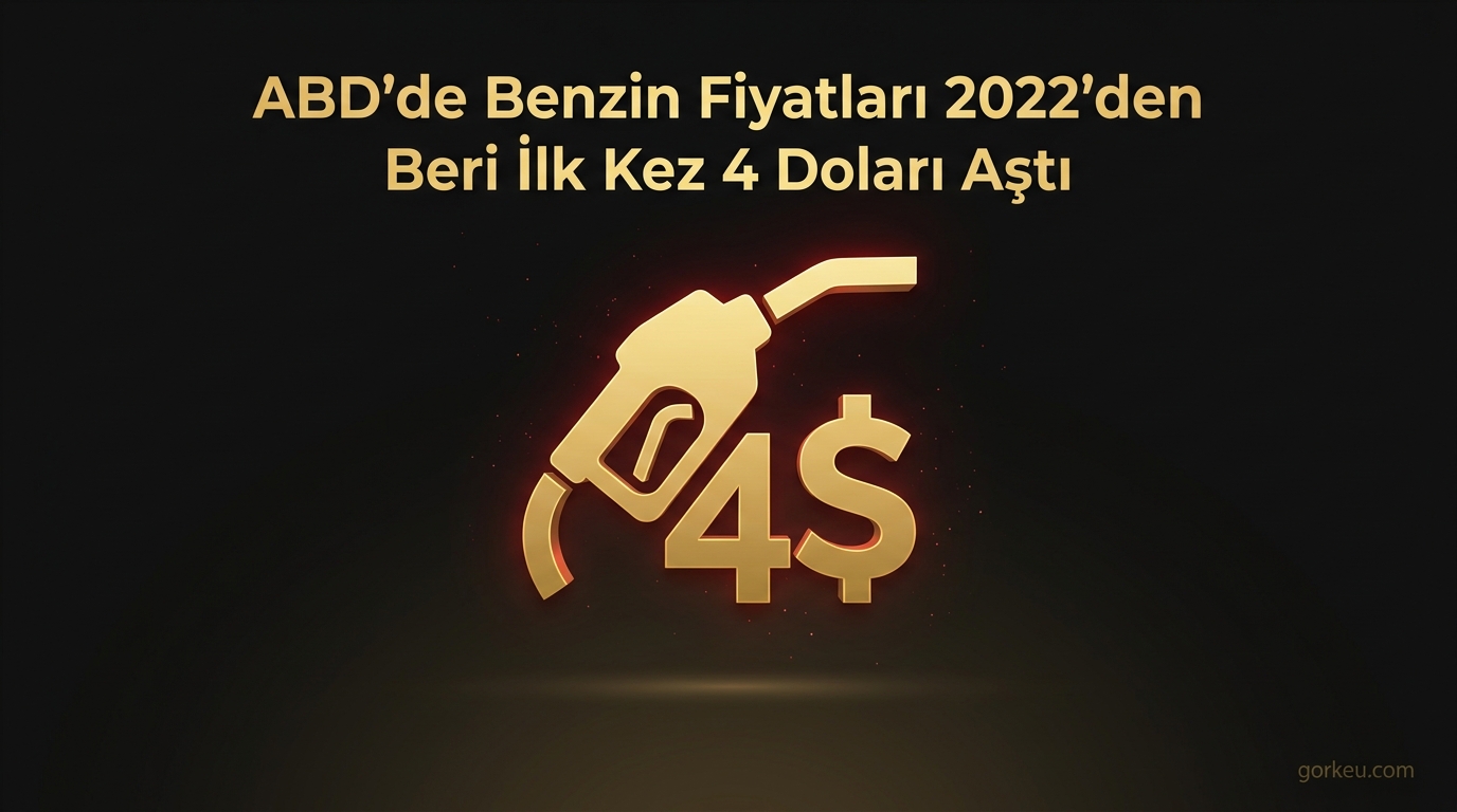 ABD'de Benzin Fiyatları 2022'den Beri İlk Kez 4 Doları Aştı