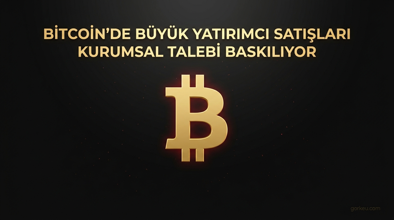 Bitcoin'de Büyük Yatırımcı Satışları Kurumsal Talebi Baskılıyor