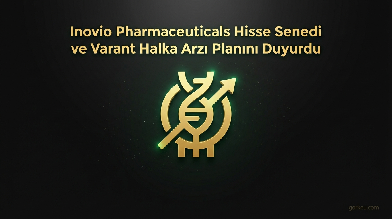 Inovio Pharmaceuticals Hisse Senedi ve Varant Halka Arzı Planını Duyurdu