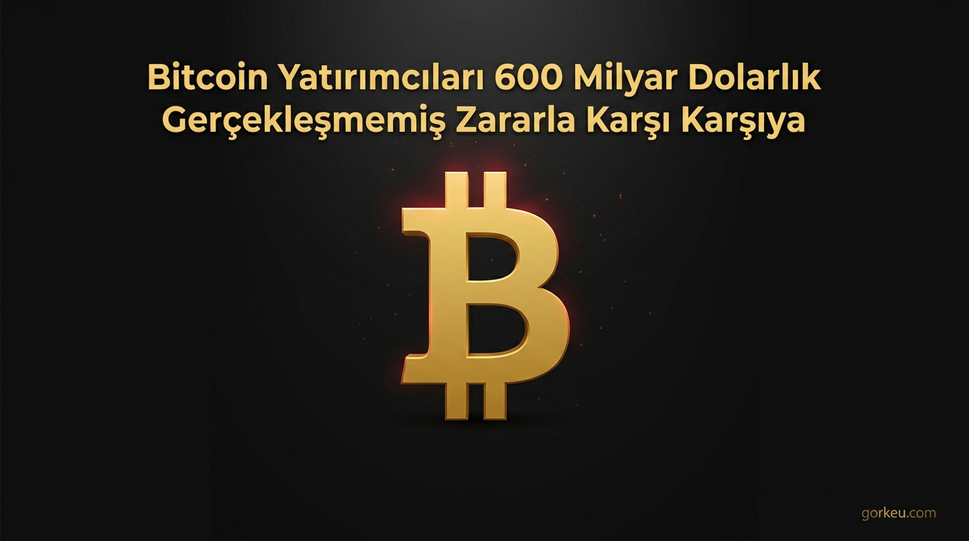 Bitcoin Yatırımcıları 600 Milyar Dolarlık Gerçekleşmemiş Zararla Karşı Karşıya