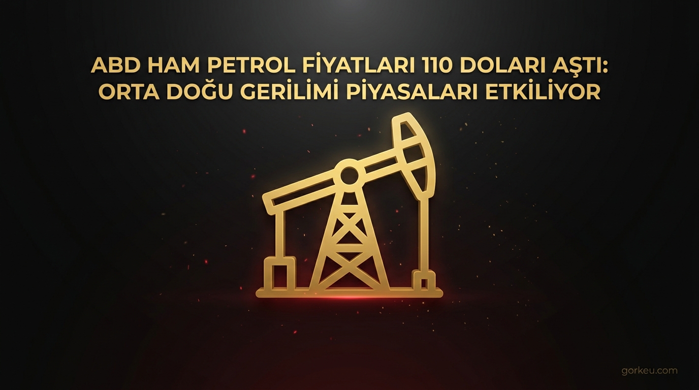 ABD Ham Petrol Fiyatları 110 Doları Aştı: Orta Doğu Gerilimi Piyasaları Etkiliyor