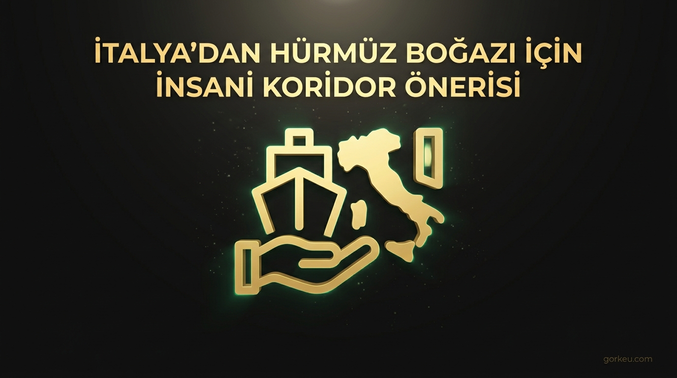 İtalya'dan Hürmüz Boğazı için İnsani Koridor Önerisi