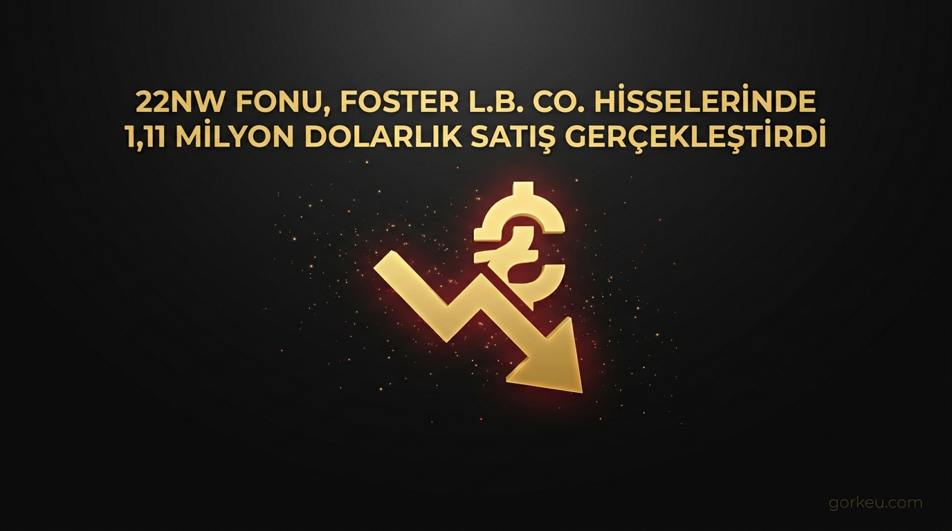 22NW Fonu, Foster L.B. Co. Hisselerinde 1,11 Milyon Dolarlık Satış Gerçekleştirdi