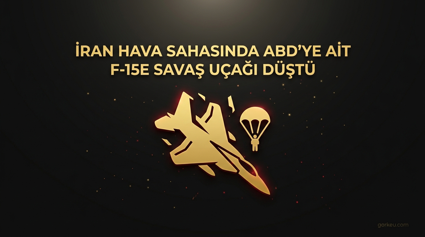 İran Hava Sahasında ABD'ye Ait F-15E Savaş Uçağı Düştü