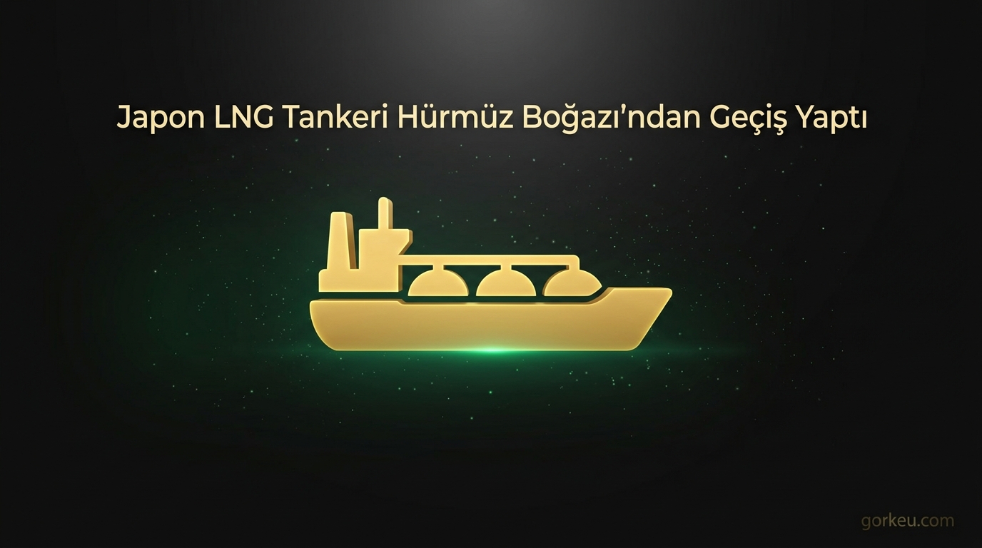 Japon LNG Tankeri Hürmüz Boğazı'ndan Geçiş Yaptı
