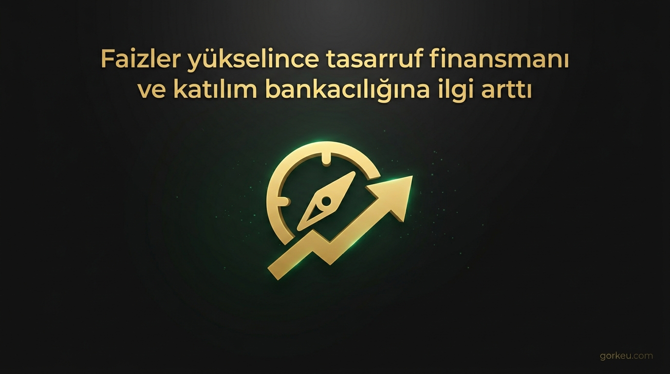 Faizler yükselince tasarruf finansmanı ve katılım bankacılığına ilgi arttı
