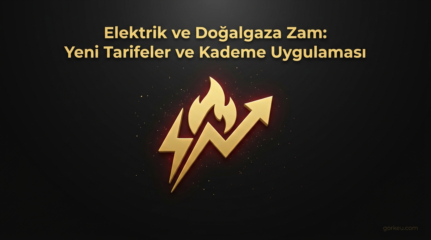 Elektrik ve Doğalgaza Zam: Yeni Tarifeler ve Kademe Uygulaması
