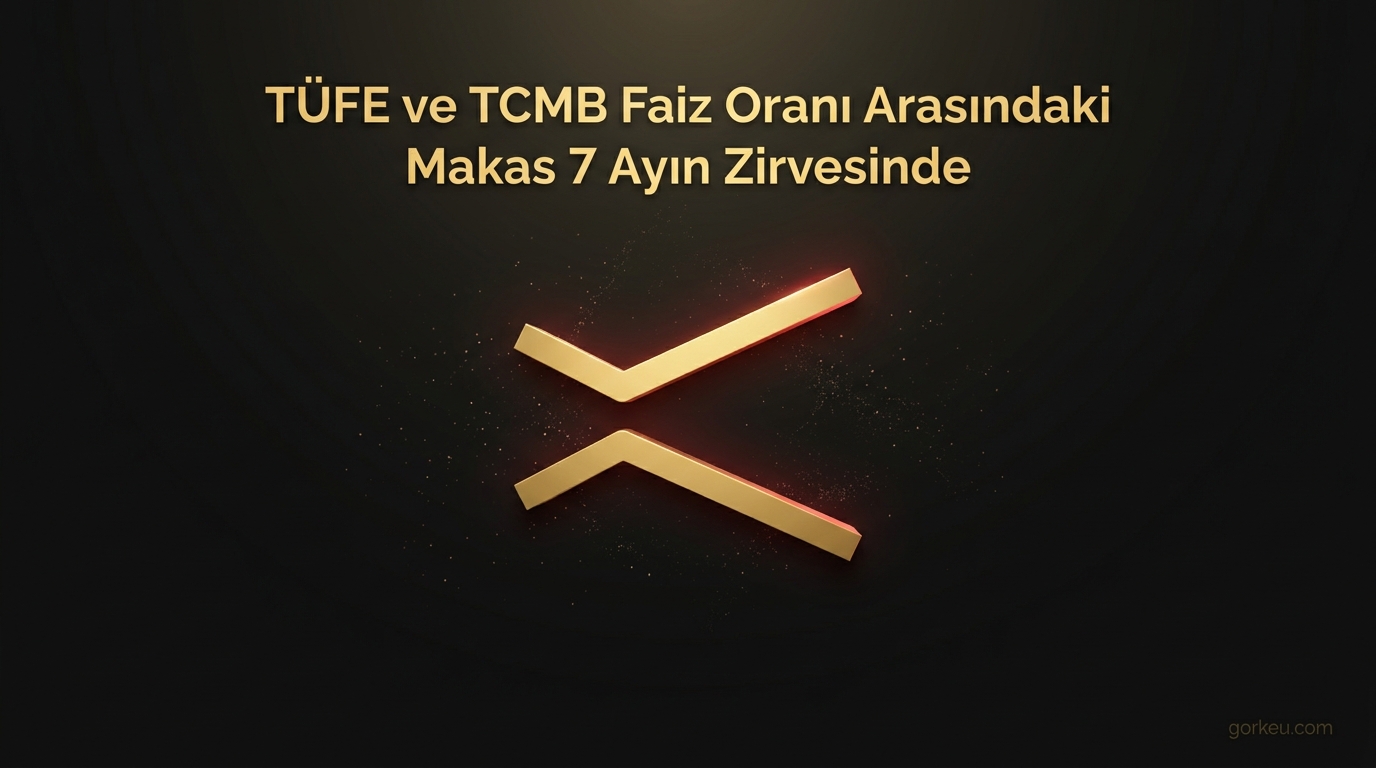 TÜFE ve TCMB Faiz Oranı Arasındaki Makas 7 Ayın Zirvesinde