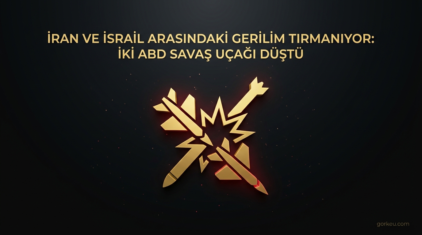 İran ve İsrail Arasındaki Gerilim Tırmanıyor: İki ABD Savaş Uçağı Düştü