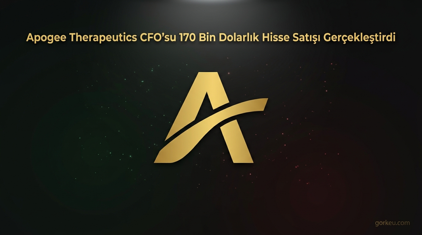 Apogee Therapeutics CFO'su 170 Bin Dolarlık Hisse Satışı Gerçekleştirdi