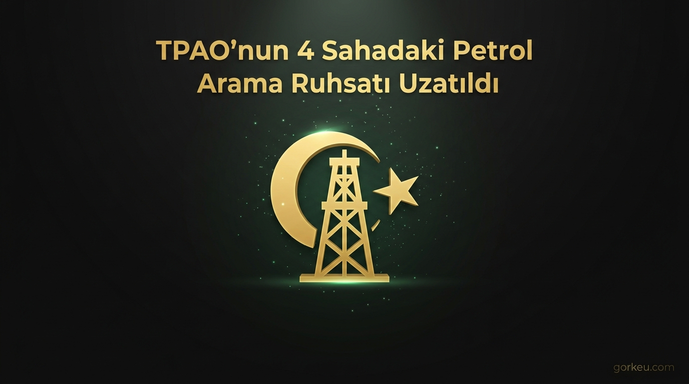 TPAO’nun 4 Sahadaki Petrol Arama Ruhsatı Uzatıldı