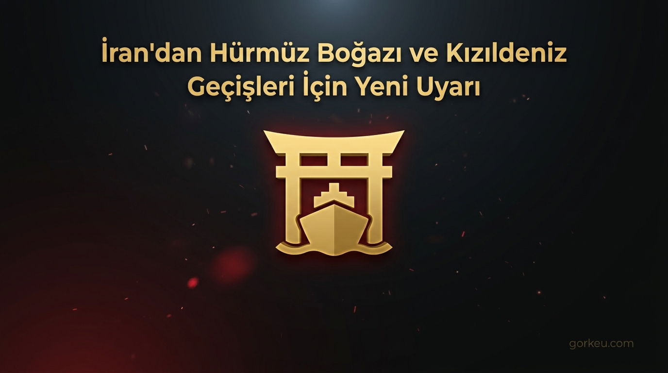 İran'dan Hürmüz Boğazı ve Kızıldeniz Geçişleri İçin Yeni Uyarı