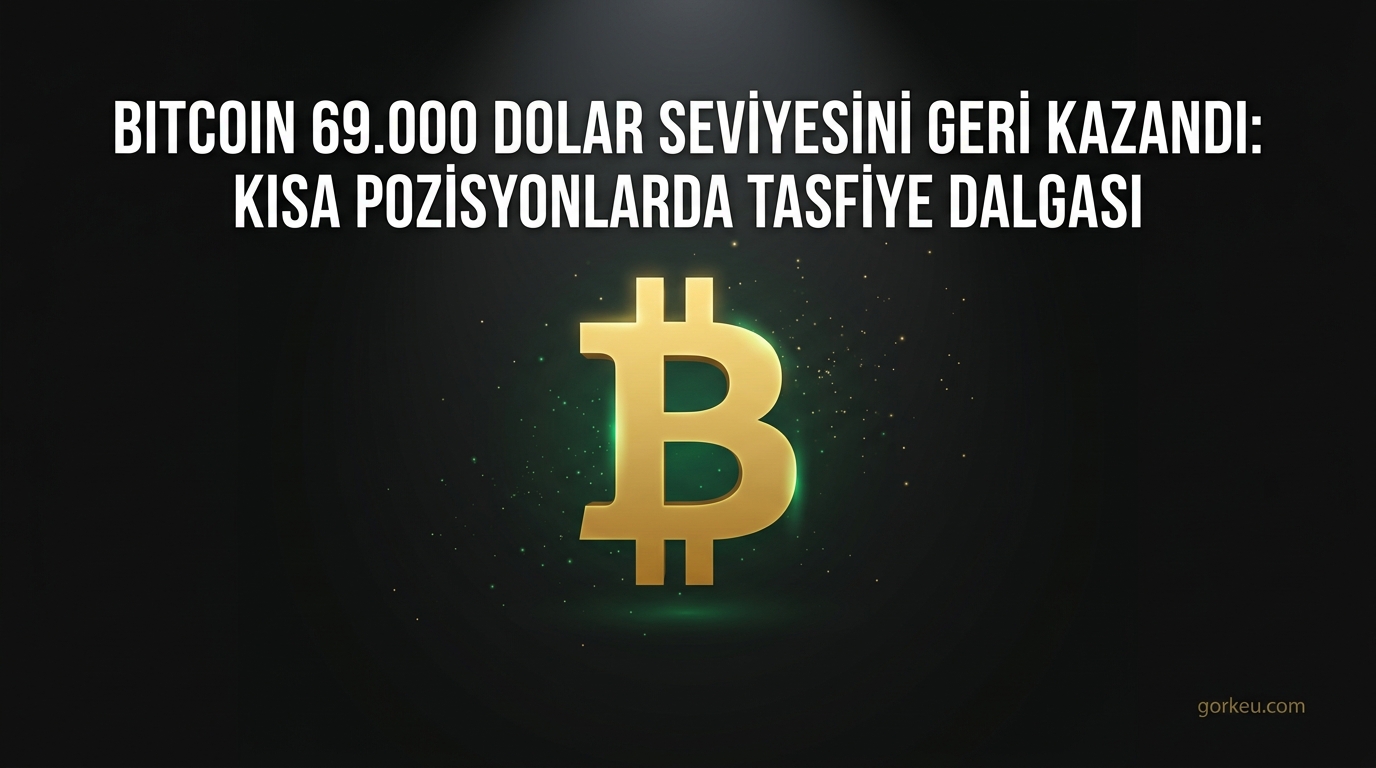 Bitcoin 69.000 Dolar Seviyesini Geri Kazandı: Kısa Pozisyonlarda Tasfiye Dalgası