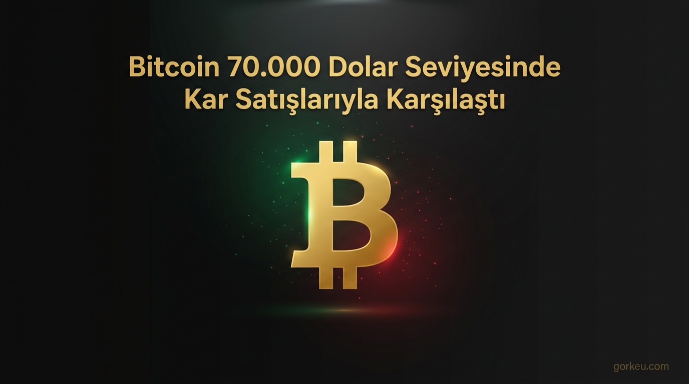 Bitcoin 70.000 Dolar Seviyesinde Kar Satışlarıyla Karşılaştı