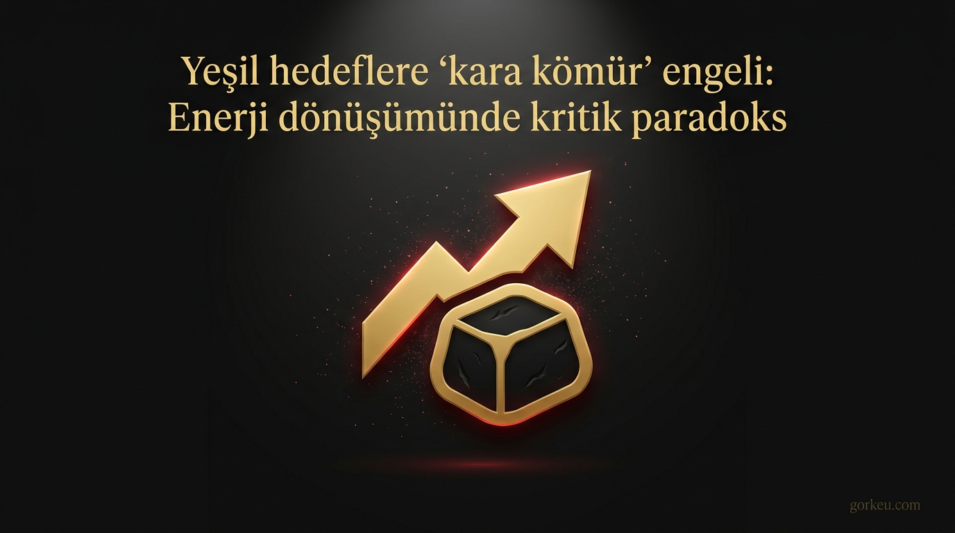 Yeşil hedeflere ‘kara kömür’ engeli: Enerji dönüşümünde kritik paradoks