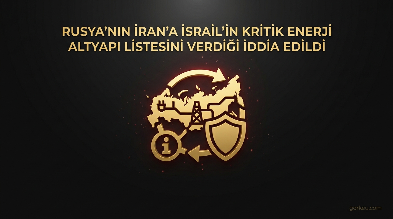 Rusya'nın İran'a İsrail'in Kritik Enerji Altyapı Listesini Verdiği İddia Edildi