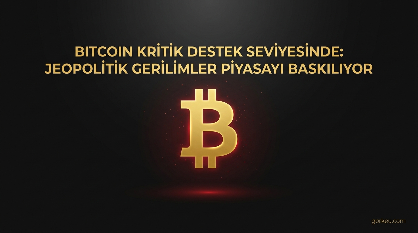 Bitcoin Kritik Destek Seviyesinde: Jeopolitik Gerilimler Piyasayı Baskılıyor