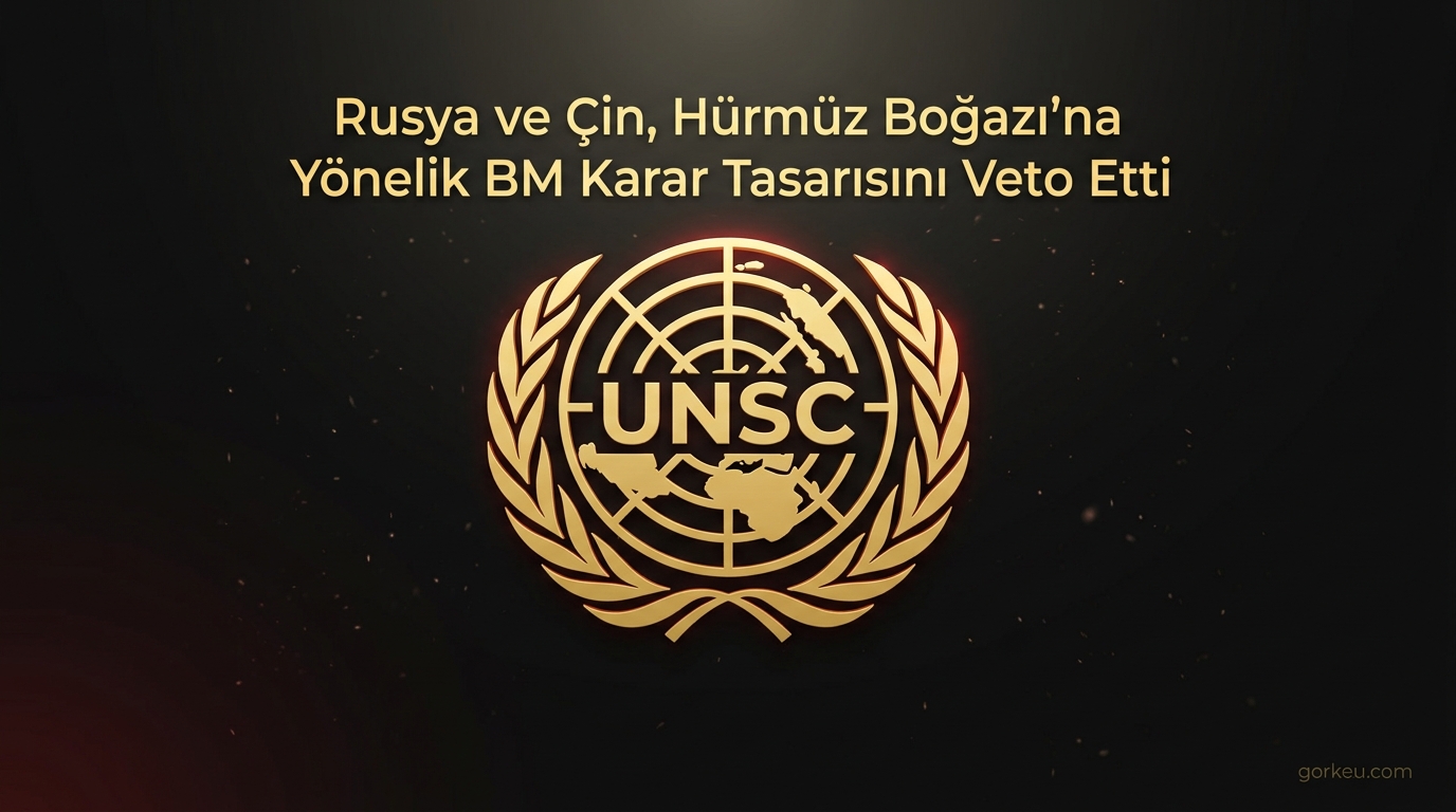 Rusya ve Çin, Hürmüz Boğazı'na Yönelik BM Karar Tasarısını Veto Etti