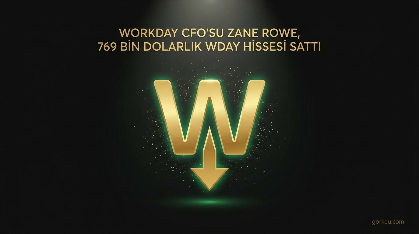 Workday CFO'su Zane Rowe, 769 Bin Dolarlık WDAY Hissesi Sattı
