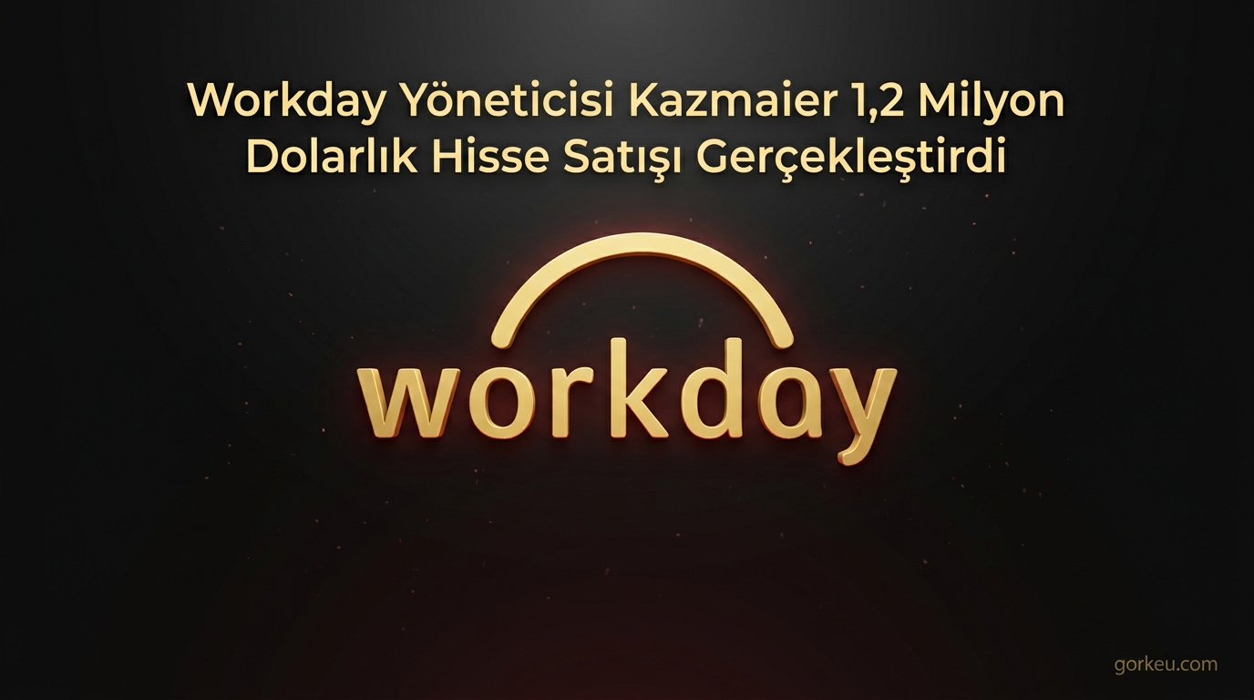 Workday Yöneticisi Kazmaier 1,2 Milyon Dolarlık Hisse Satışı Gerçekleştirdi