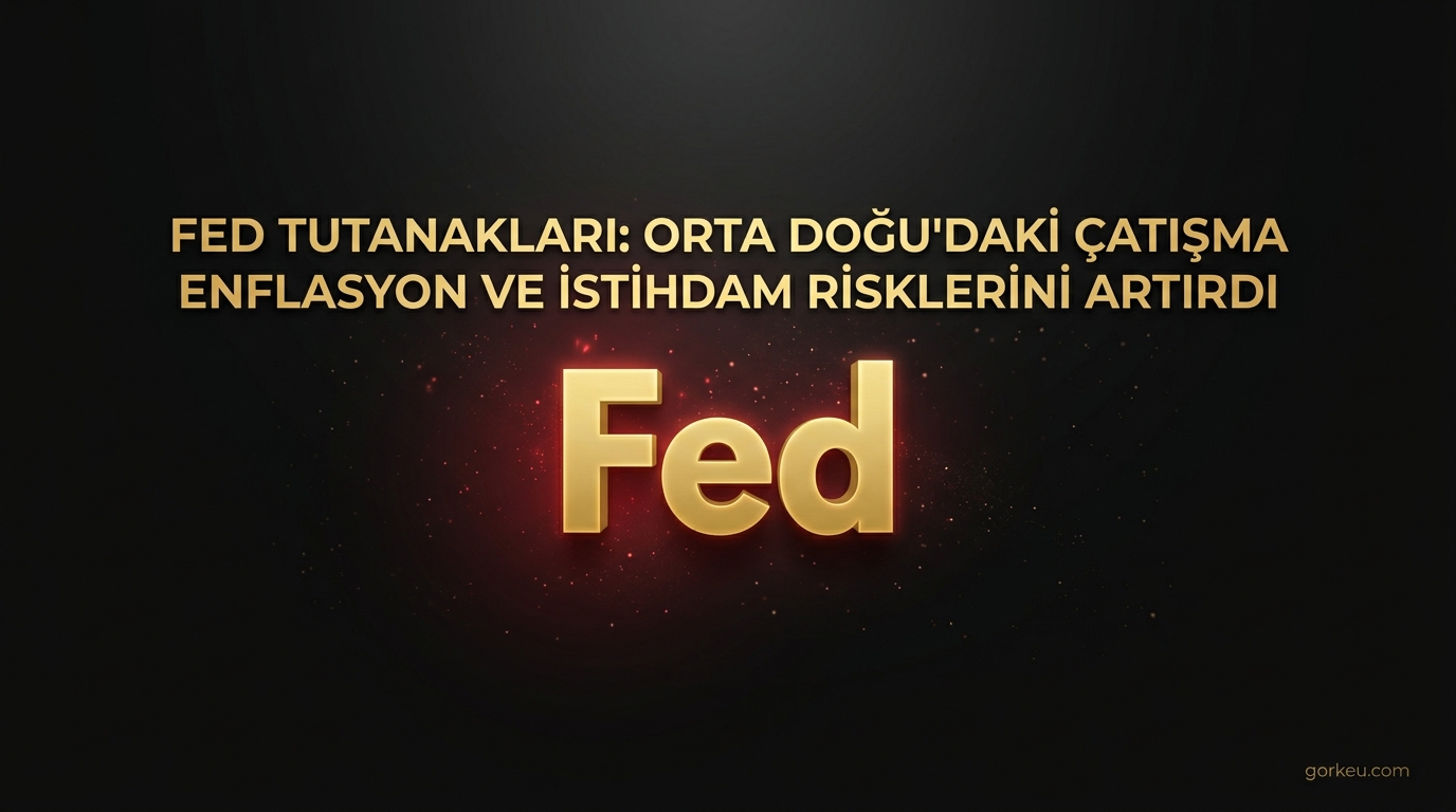 Fed Tutanakları: Orta Doğu'daki Çatışma Enflasyon ve İstihdam Risklerini Artırdı