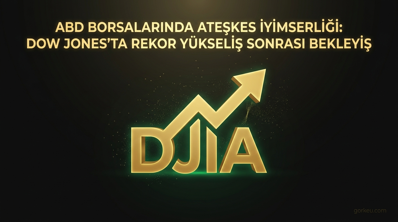 ABD Borsalarında Ateşkes İyimserliği: Dow Jones'ta Rekor Yükseliş Sonrası Bekleyiş