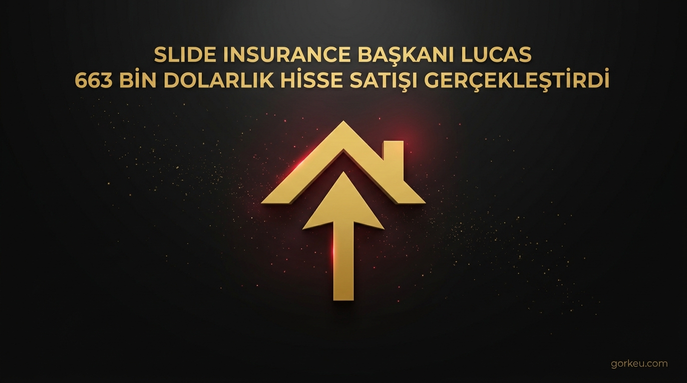 Slide Insurance Başkanı Lucas 663 Bin Dolarlık Hisse Satışı Gerçekleştirdi