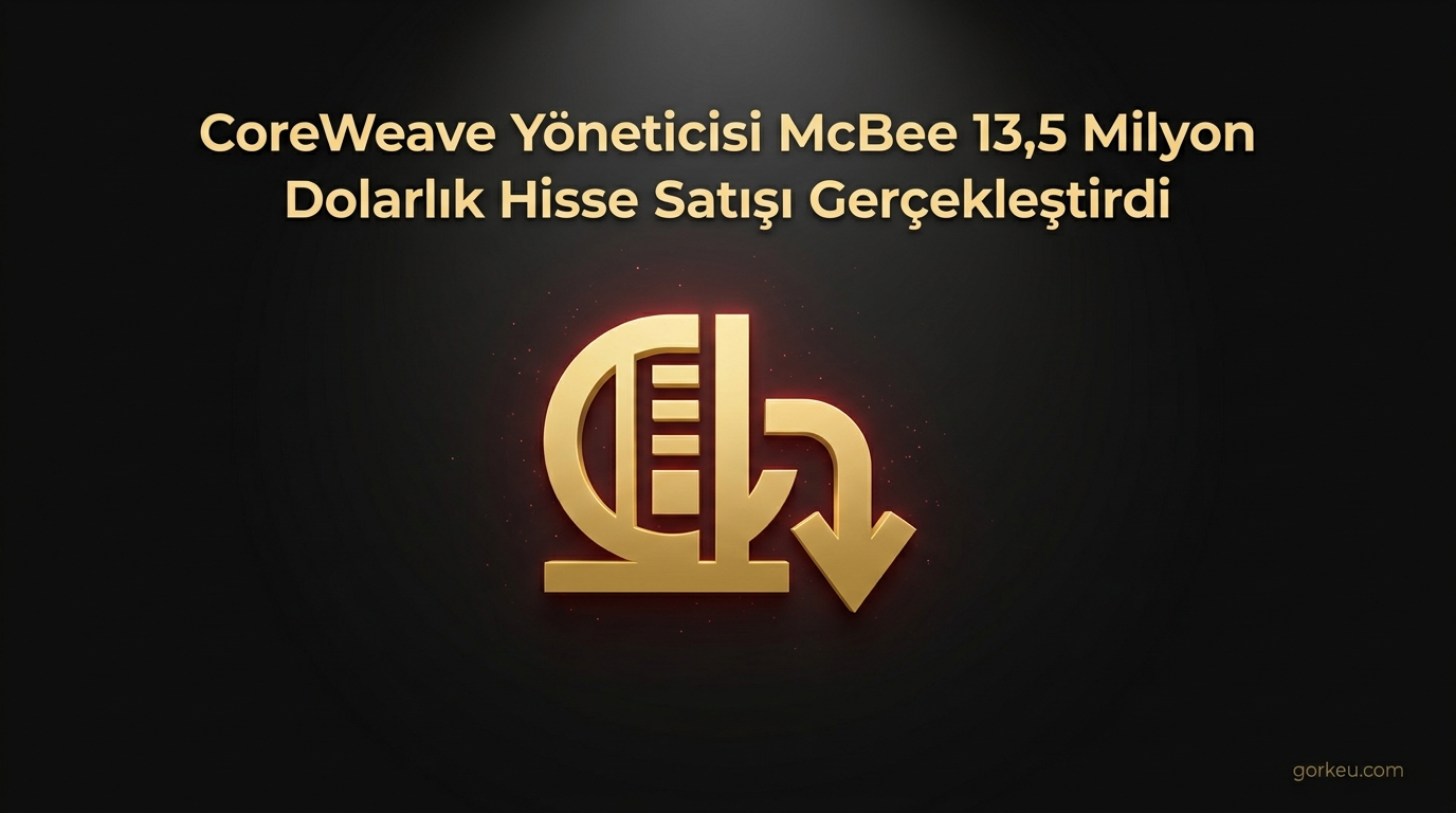 CoreWeave Yöneticisi McBee 13,5 Milyon Dolarlık Hisse Satışı Gerçekleştirdi