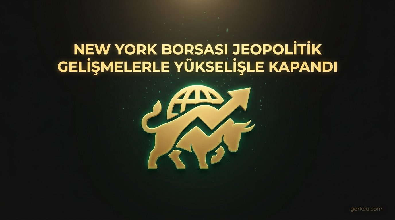 New York Borsası Jeopolitik Gelişmelerle Yükselişle Kapandı